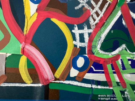 Image 1 of Thomas van der Linden - Mixed media collage on canvas