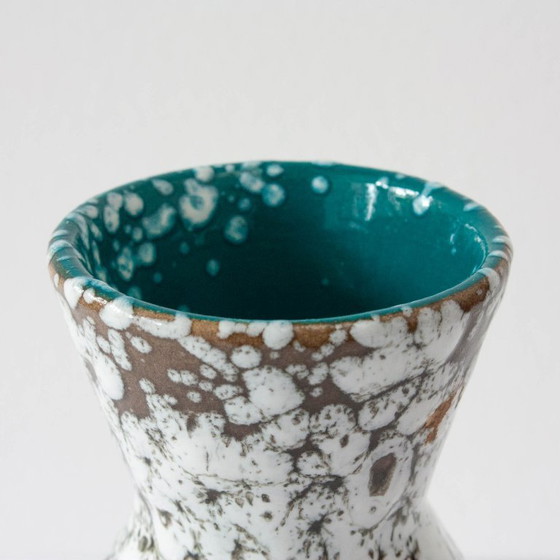 Image 1 of Scheurich Vase 523-18 Ceramic Fat Lava, 1960's