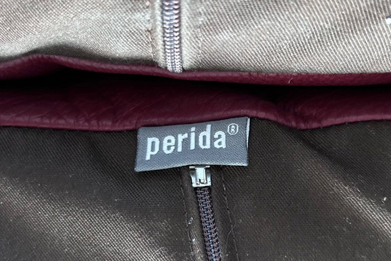 Image 1 of Set van 2 leren banken (Perida) - zgan