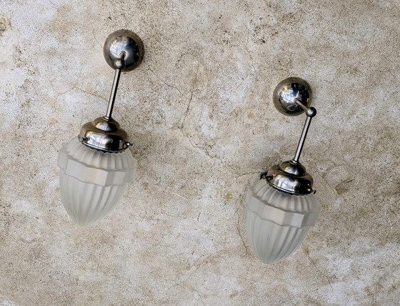 Image 1 of Set von Art-Deco-Wandlampen