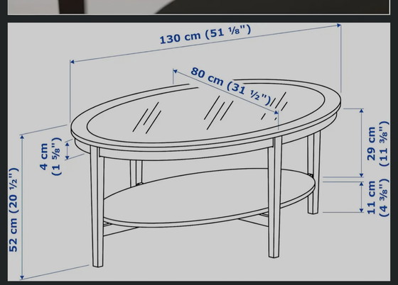 Image 1 of Ikea salontafel