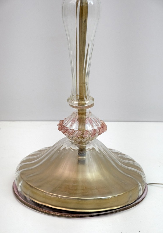 Image 1 of Lampadaire à 6 bras en verre de Murano soufflé Ca'Rezzonico, Italie, années 1950