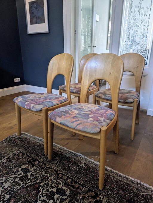 4x Niels Koevoed Hornslet stoelen Deens design