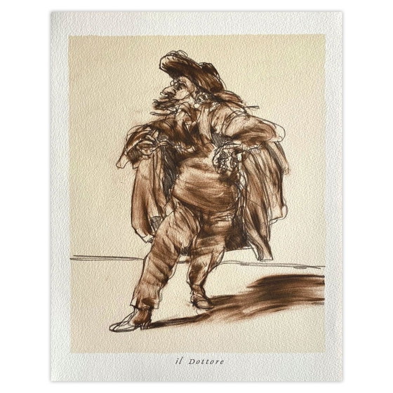 Image 1 of Claude WEISBUCH La commedia dell'Arte - Il Dottore lithograph 2006