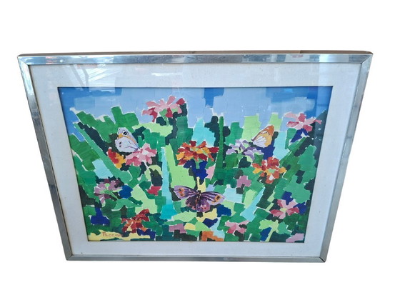 Image 1 of Original Work by Guido Pacciani – Vibrant Nature (Weaving Technique)