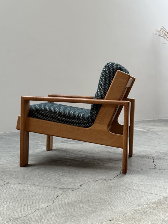 Image 1 of ESKO PAJAMIES FÜR ASKO „BONANZA“ SET 2 SESSEL & 1 SOFA EICHE HOLZ FINNLAND 1970er