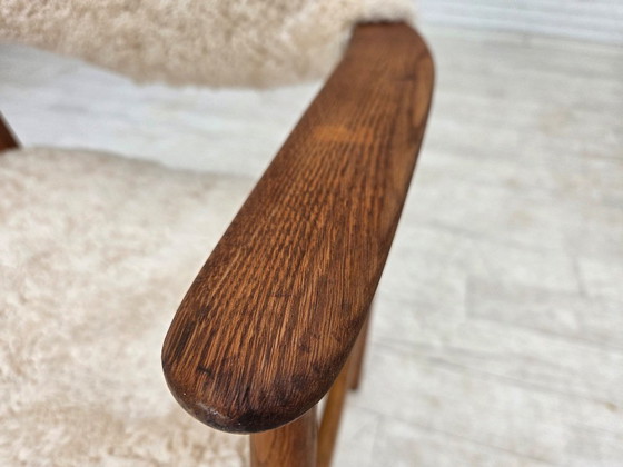 Image 1 of 1960s, Danish design by Erik Kirkegaard, model 43, genuine sheepskin.