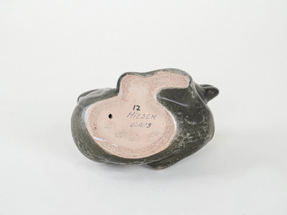 Image 1 of Figurine d'ours en peluche en céramique, design danois, années 1960, fabriquée au Danemark