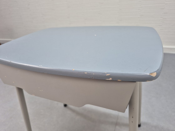 Vintage Bedside Table/Side Table with Drawer, 1950s. – Metal, Wood (photo 10 of 13)