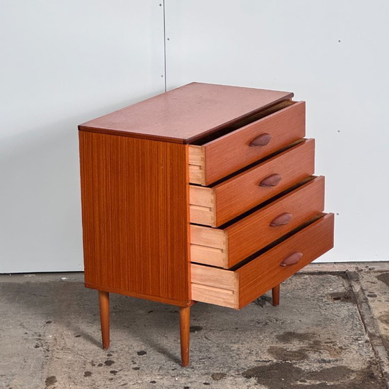 Image 1 of Teak Sideboard with 4 Drawers, 1960s — Mid-Century Design