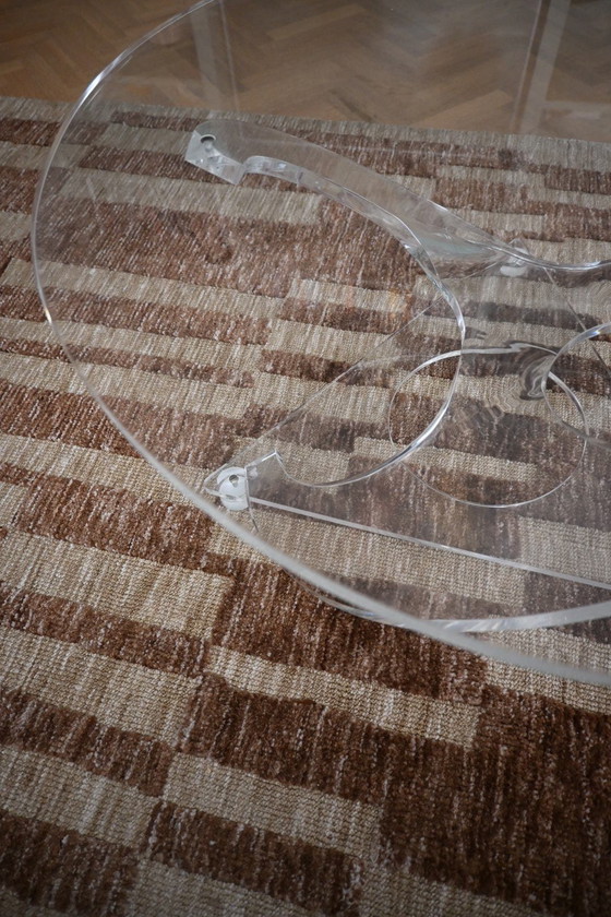 Plexiglass Coffee table, propeller. Style of Knut Hesterberg – Vintage (photo 11 of 13)