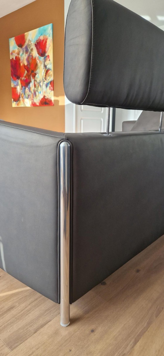 Image 1 of Leolux Goncharov 2-Sitzer-Sofa mit Hocker