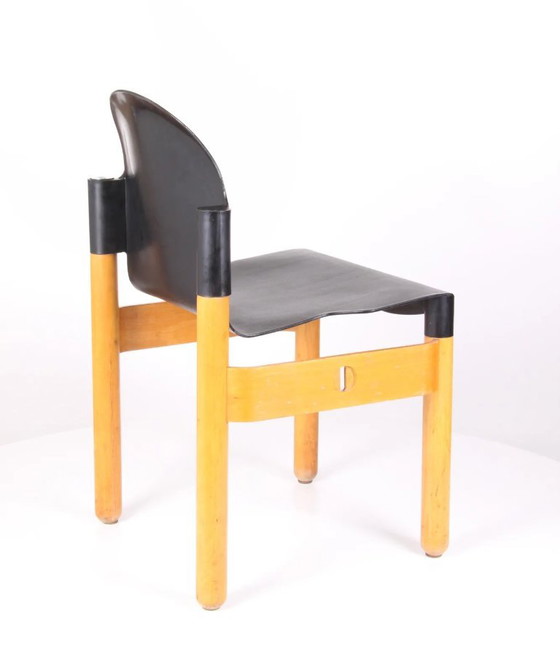 6 sedie originali Thonet Flex 2000 di Gerd Lange – impilabili – Sedie da pranzo, Plastica, Legno (photo 10 of 11)