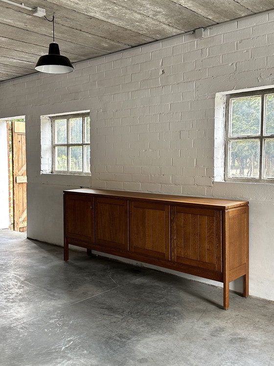 Image 1 of Eikenhouten buffetkast 'Weekend', Jos De Mey, Van Den Berghe-Pauvers, België, jaren 50