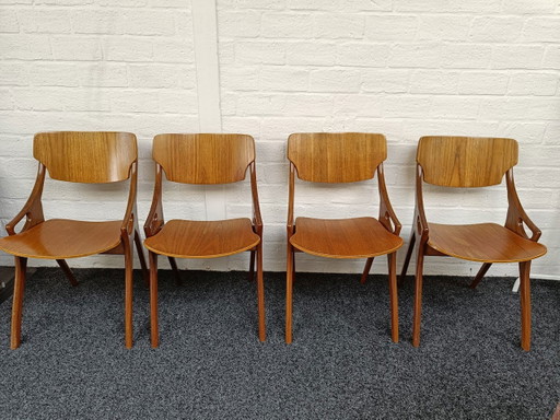 4x Silla Arne Hovmand