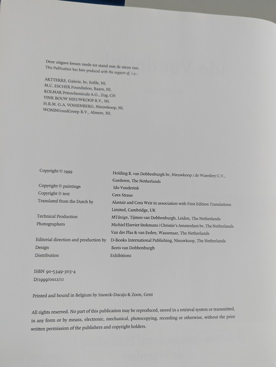 Image 1 of Libro de mesa de café de Ido Vunderink