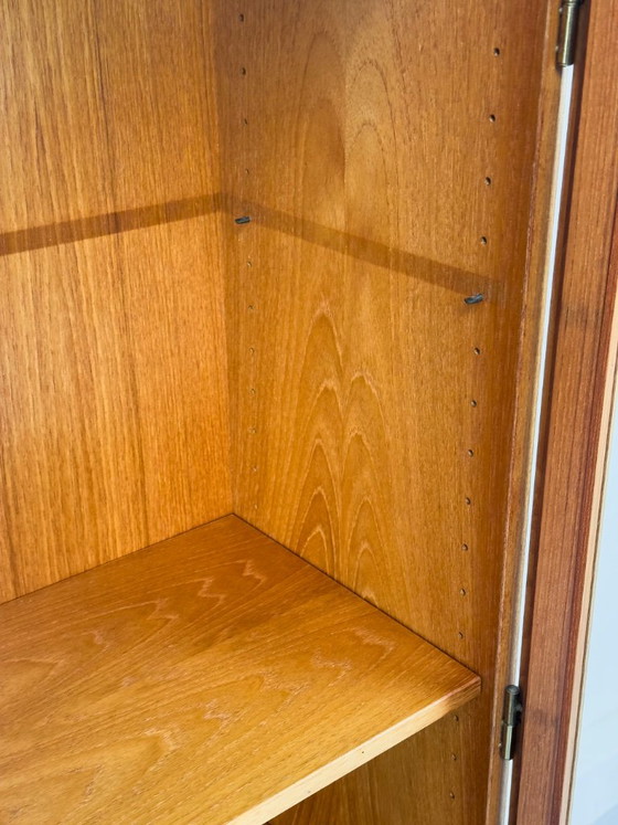 Teak Cabinet With Glass Doors From Omann Jun, 1960s – Display cabinets, Wood (photo 6 of 20)