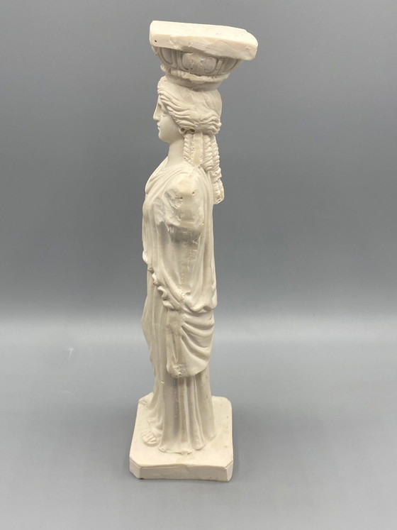 Kariatide in gereconstitueerd albast – naar het Erechtheion – circa – Beeldhouwkunst (photo 2 of 10)