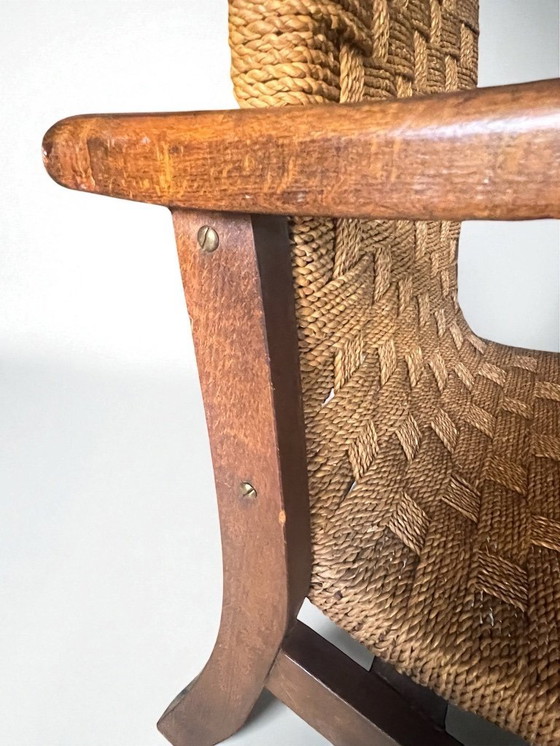 Image 1 of Erich Dieckmann Original Bauhaus-Sessel Um 1925. Eine Designikone Im Ausgezeichnetem Zustand.