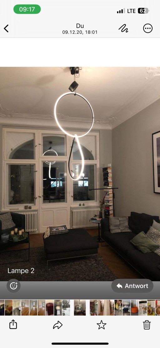 Flos Arrangements Deckenleuchte, 2 Elemente, Drop + Round