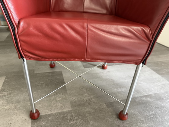 Image 1 of 4 chaises Montis Chaplin bordeaux