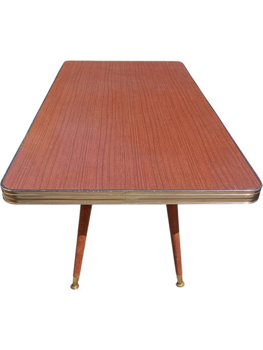Formica wood coffee table