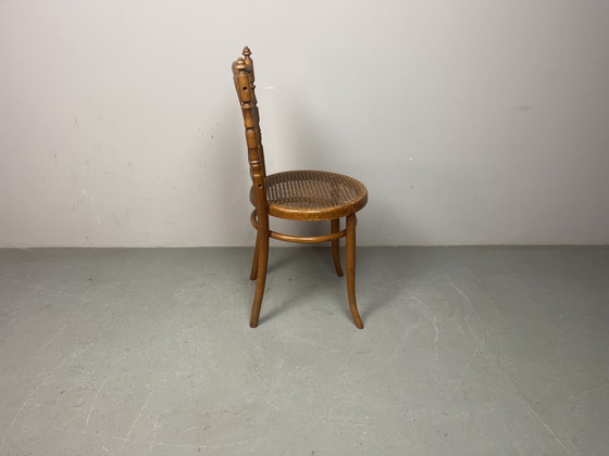 Set van zes authentieke eetkamerstoelen, vervaardigd door Josef Hofmann - Wenen/Bielitz, Oostenrijk, jaren (photo 9 of 15)