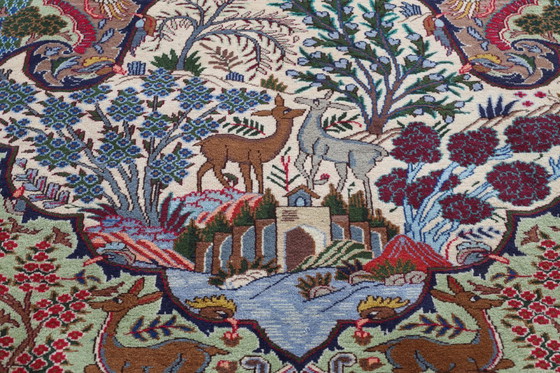 Image 1 of Persian carpet Kashmar 3.50 x 2.50 Oriental carpet fine No. 1050