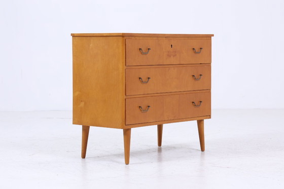 Image 1 of Vintage ladekast | Mid Century ladekast | 60s 70s houten opbergmeubel #04-21
