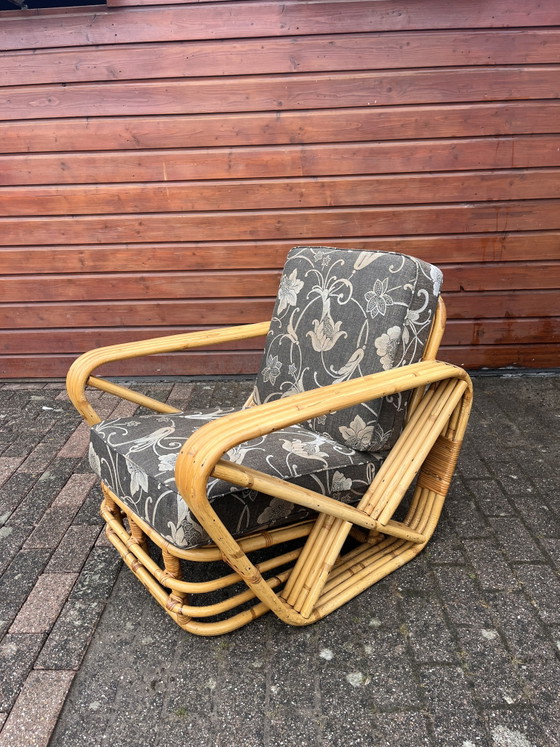Paul Frankl Rotan Bamboe Loungeset 2 Fauteuil Bank Vintage – 3-5 zitsbanken, Bamboo, Rattan (photo 9 of 9)