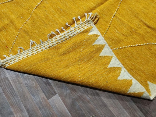 Tapis marocain ambachtelijk en laine 350cmx200cm