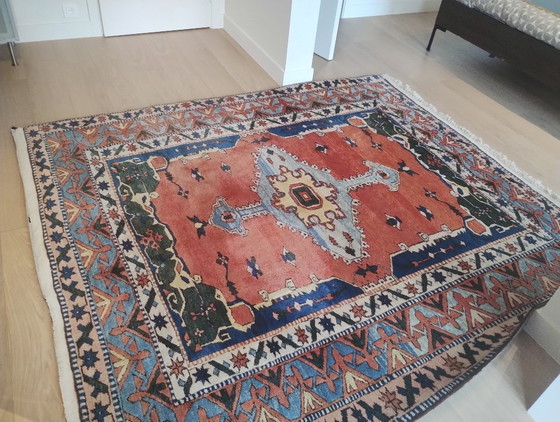 Authentiek handgeknoopt Perzisch Heriz tapijt (Azerbeidzjan) – 230 x 202 cm – Vloerkleden en tapijten, Wool (photo 5 of 5)