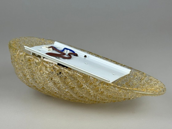 Image 1 of Lampada da parete anni '60 e '70, in vetro e ottone, design spaziale