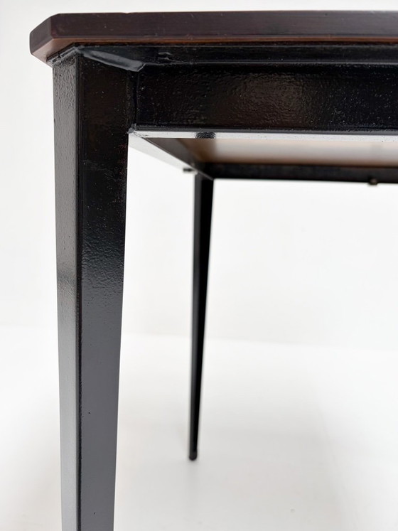 Midcentury Dining table by Wim Rietveld for Ahrend De Cirkel, 1960s – Metal, Wood (photo 10 of 14)