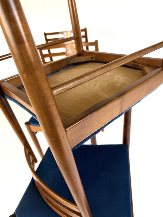 Image 1 of Set di 4 sedie da pranzo vintage danesi anni '60