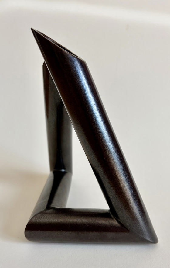 Postmoderne Studiokeramiek Sculptuur / Dubbele Vaas van Ernst Häusermann (Zwitserland) – Glaskunst, Ceramic (photo 4 of 7)