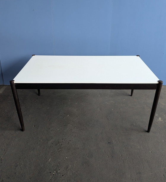 Image 1 of Vintage witte formica & wenge eettafel, Pastoe