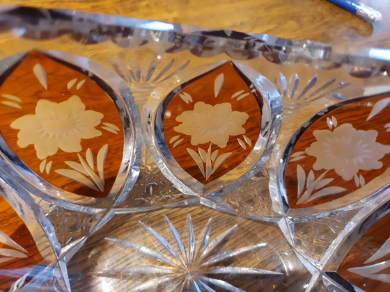 Image 1 of Boheemse kristallen snoepschaal