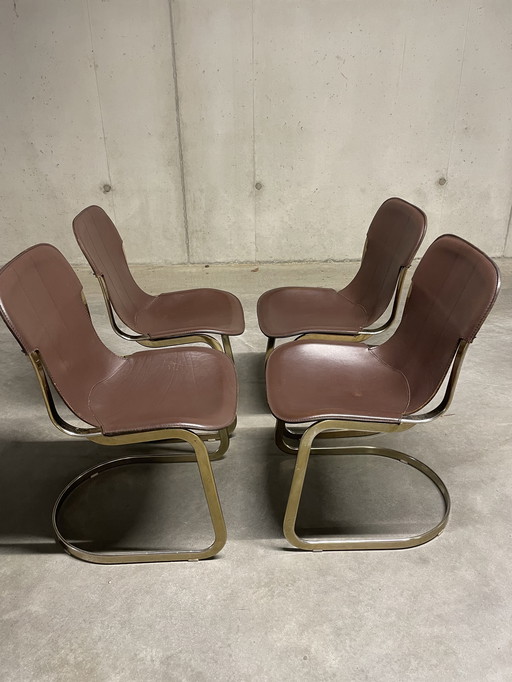 Willy Rizzo für Cidue Esszimmerstühle