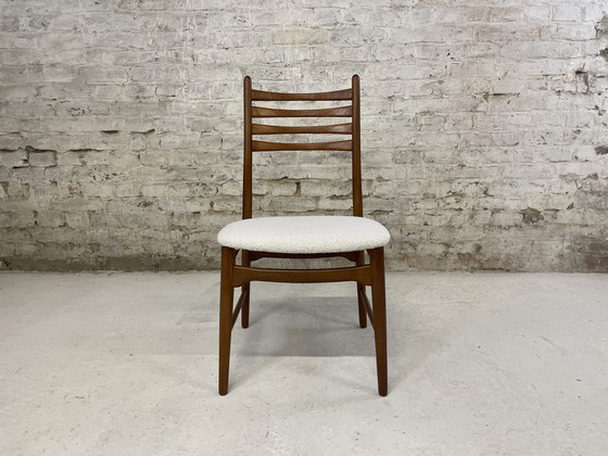 Image 1 of Chaise en teck vintage Bouclè by Georg Leowald