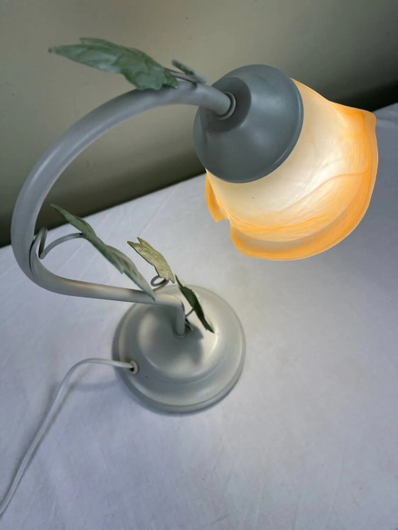 Tulpenlampe – Massive, Tischlampen, Metal, Glass, Vintage (photo 8 of 14)
