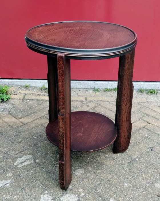 Image 1 of Side table, Art Deco, 1930s, oak