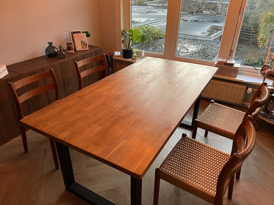 Image 1 of 6 Niels Otto Møller stoelen model 84 perfecte staat 