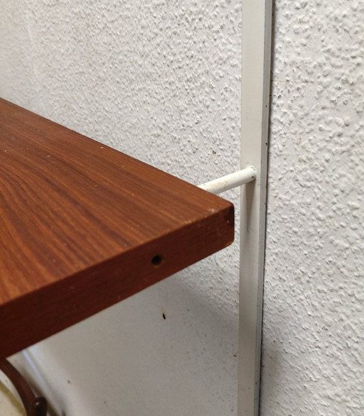 Sixties separate wall rack with three shelves