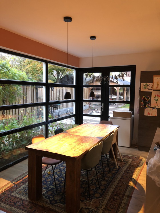 Image 1 of 2x B.Lux / B-Lux Speers s1 zwarte minimalistische hanglampen 