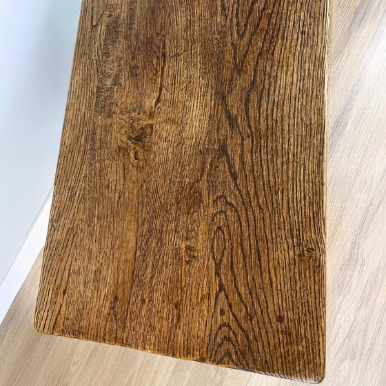 Eiken bijzettafel – massief hout, vol karakter (photo 2 of 6)