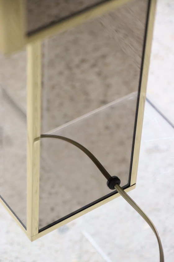 Image 1 of 2x Grote Brutalistische Italiaanse Tafellampen