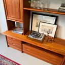 Vintage wandmeubel •Dyrlund•