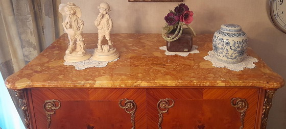 Image 1 of Mobile "Palissandro" (per TV, bar o ripostiglio) con ornamento in bronzo
