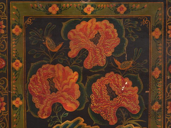 Antique Chinese painted trunk in pine wood – China, circa 1900 – Decorative Objects, Iron (photo 37 of 40)